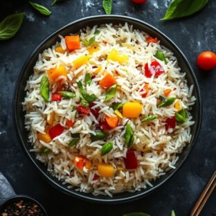 Vegetable pulao daig