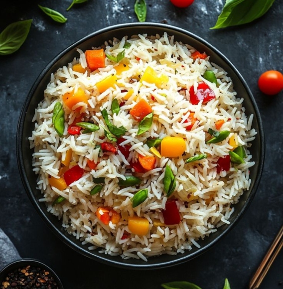 Vegetable pulao daig